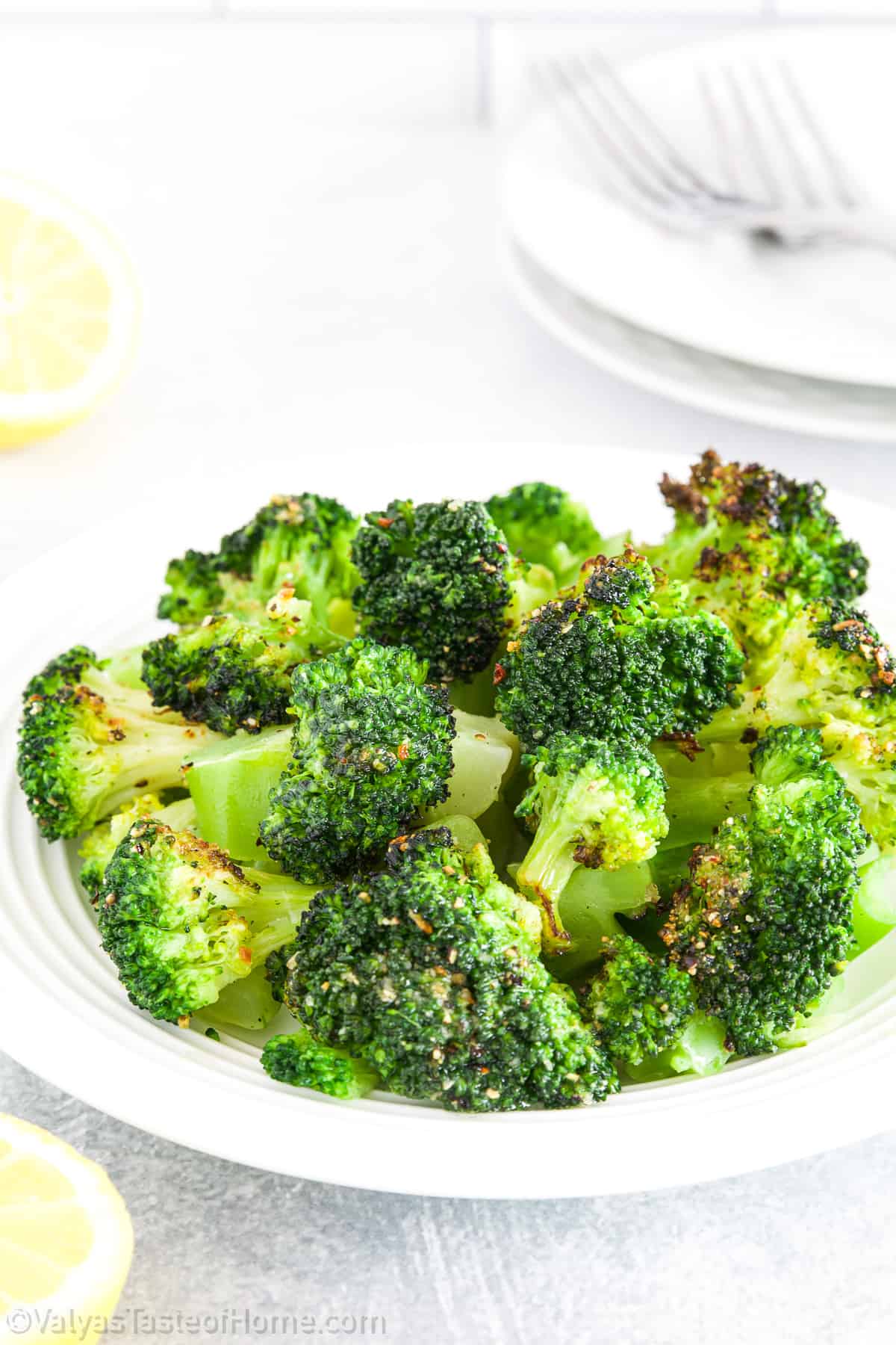 This broccoli is a hit with both kids and adults alike. It's crispy, flavorful, and makes a perfect side dish for any family meal.