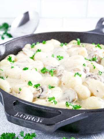 The combination of mushrooms, garlic, and parmesan is a classic for a reason. It's incredibly delicious.