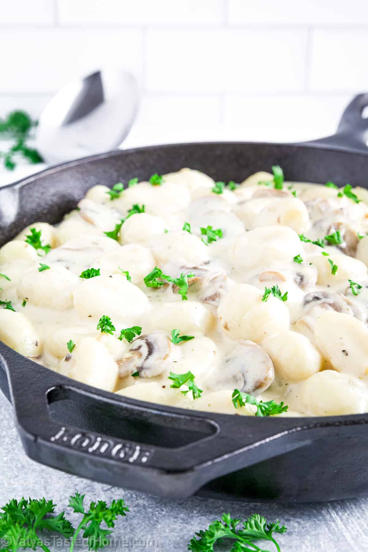 The combination of mushrooms, garlic, and parmesan is a classic for a reason. It's incredibly delicious.