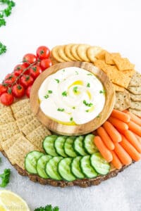 This dip isn't just for your pita chips. It can also be used as a sandwich spread, a topping for roasted veggies, or as part of a larger mezze platter.