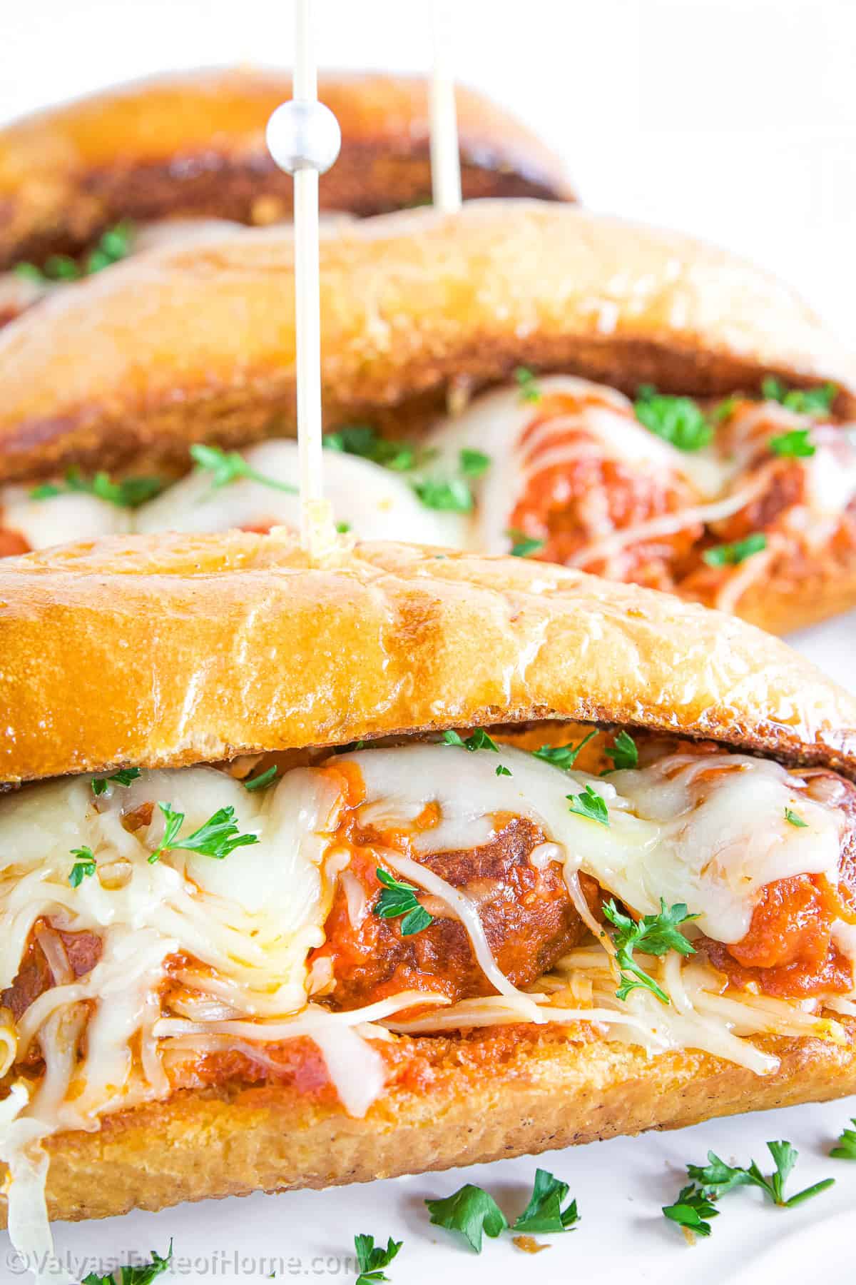 This recipe is a delicious blend of Italian flavors. From the homemade meatballs to the marinara sauce to the blend of cheeses, it's a true Italian treat.