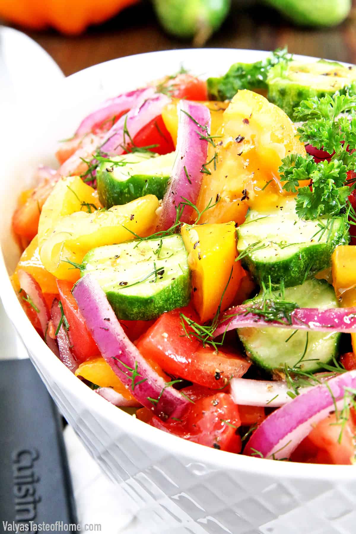 This Garden Salad recipe is an incredibly refreshing and healthy dish that’s perfect for any occasion.