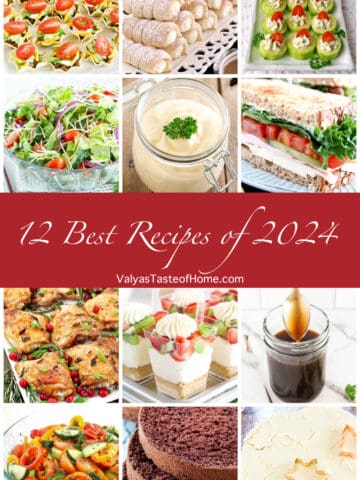 At the beginning of each year, I love gathering information from Google Analytics about the 12 Best Recipes of 2024 that you love most.
