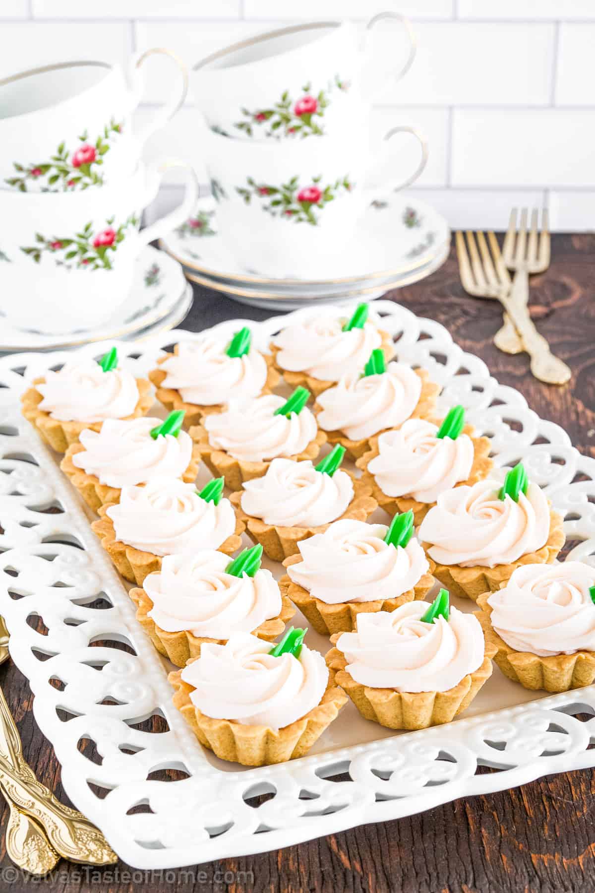 The light, fluffy whipped cream topping is made with heavy whipping cream and flavored Jello making it the perfect complement to the Konzirki.