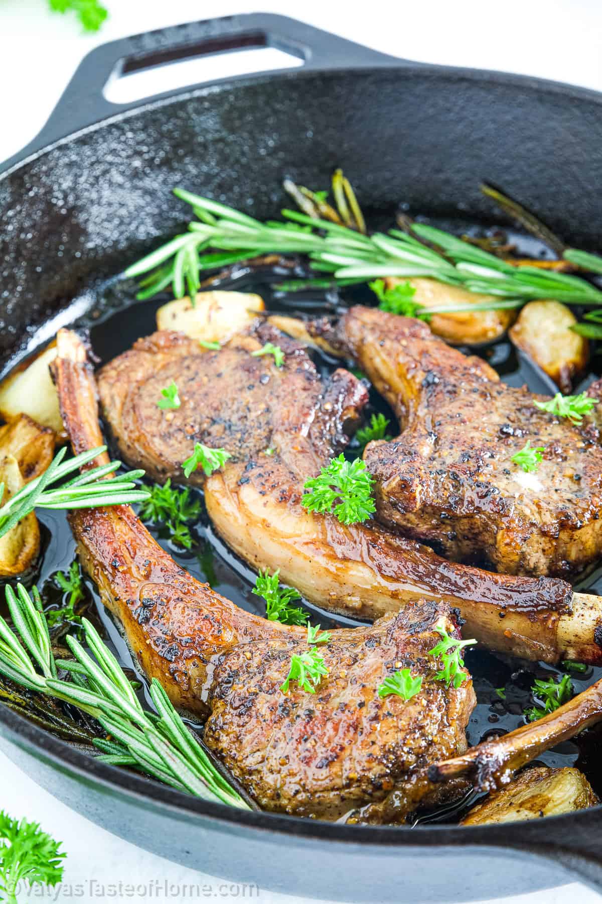 These lion lamb chops go beautifully with everything from mashed potatoes and roasted veggies to fresh salads or couscous.