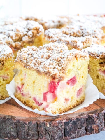 Whether you’re celebrating rhubarb season or simply craving a cozy baked good, this cake offers a comforting bite of homemade goodness.