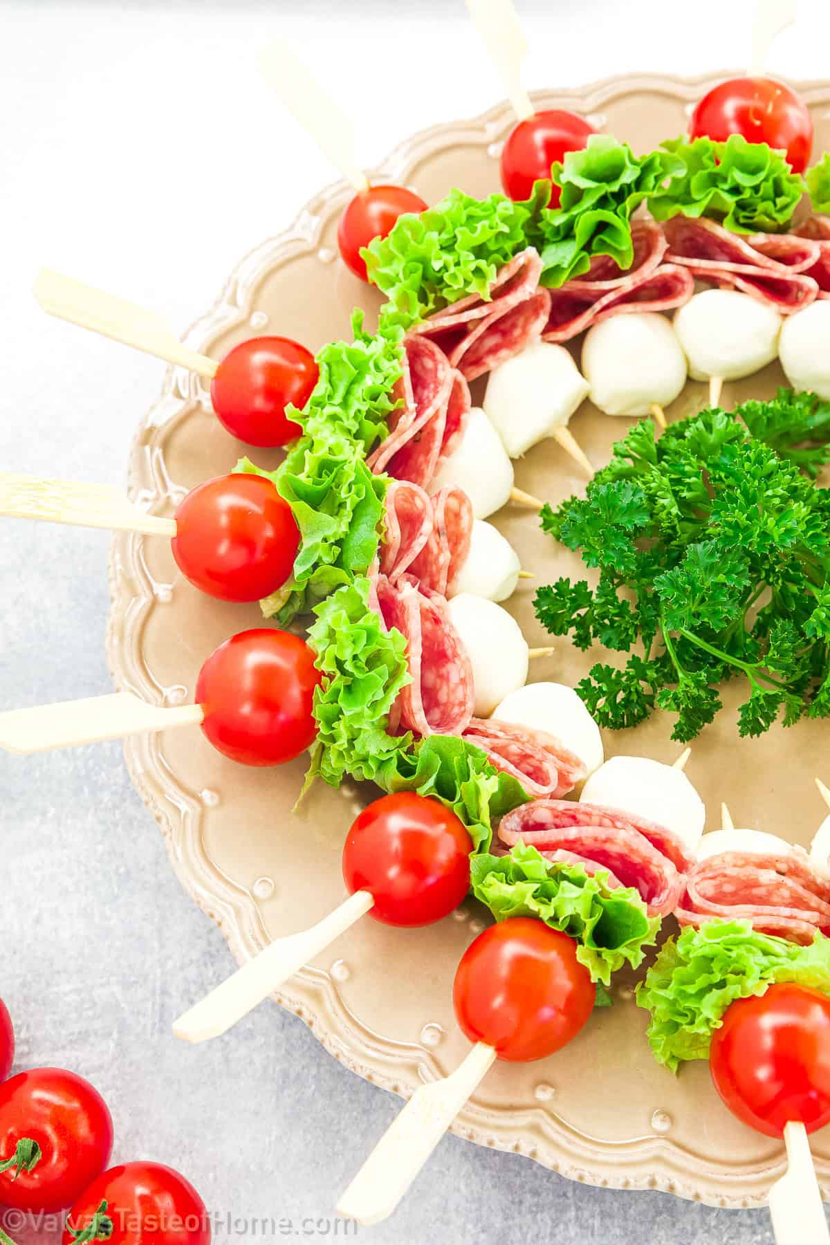 These skewered appetizers are delicious on their own, but you can easily customize them with different flavors, ingredients, and combinations.